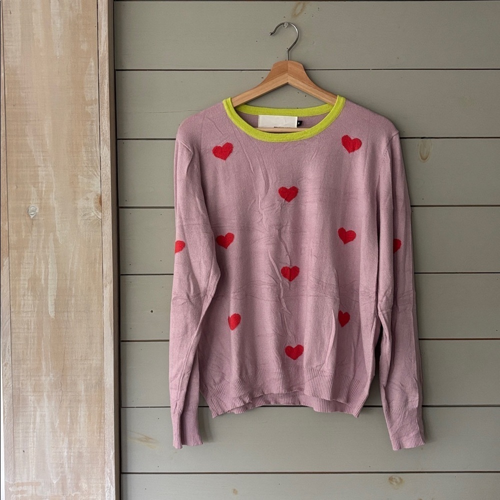 Pink Martini Ashlynn Heart Sweater – Size M - Picture 4 of 9